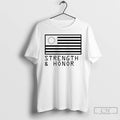 Classic Strength Honor Usa Flag