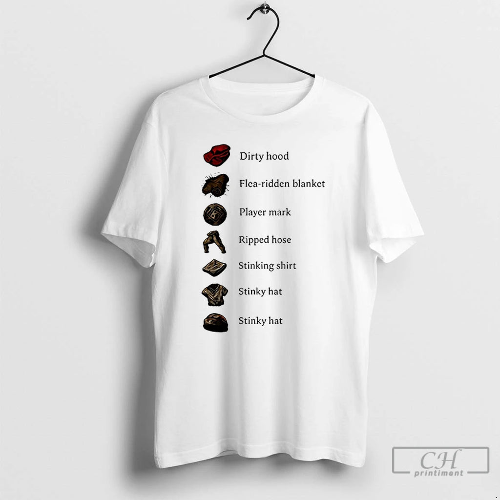 Classic The True Gamer Set In Kcd2 Dirty Hood Flea Ridden Blanket T Shirts Sweater