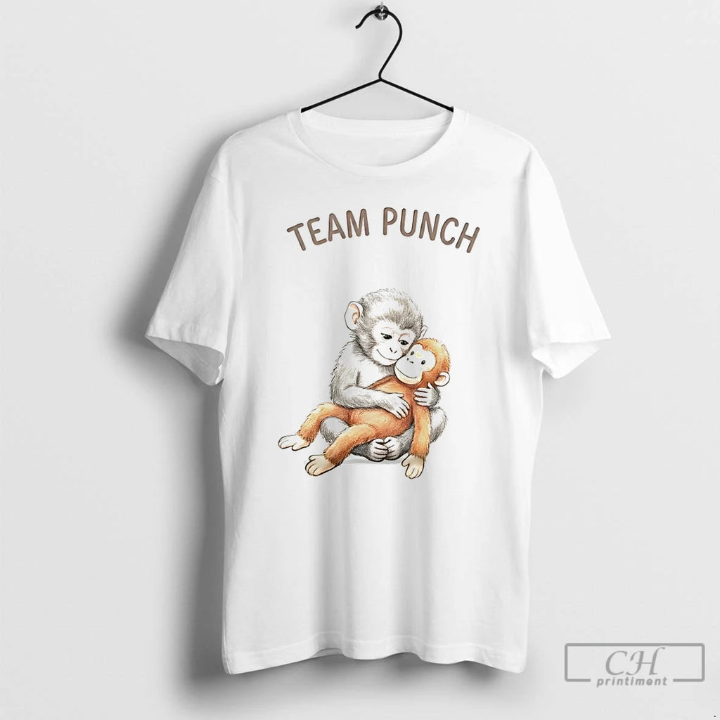 Classic Team Punch Baby Monkey Wildlife Animal Lover