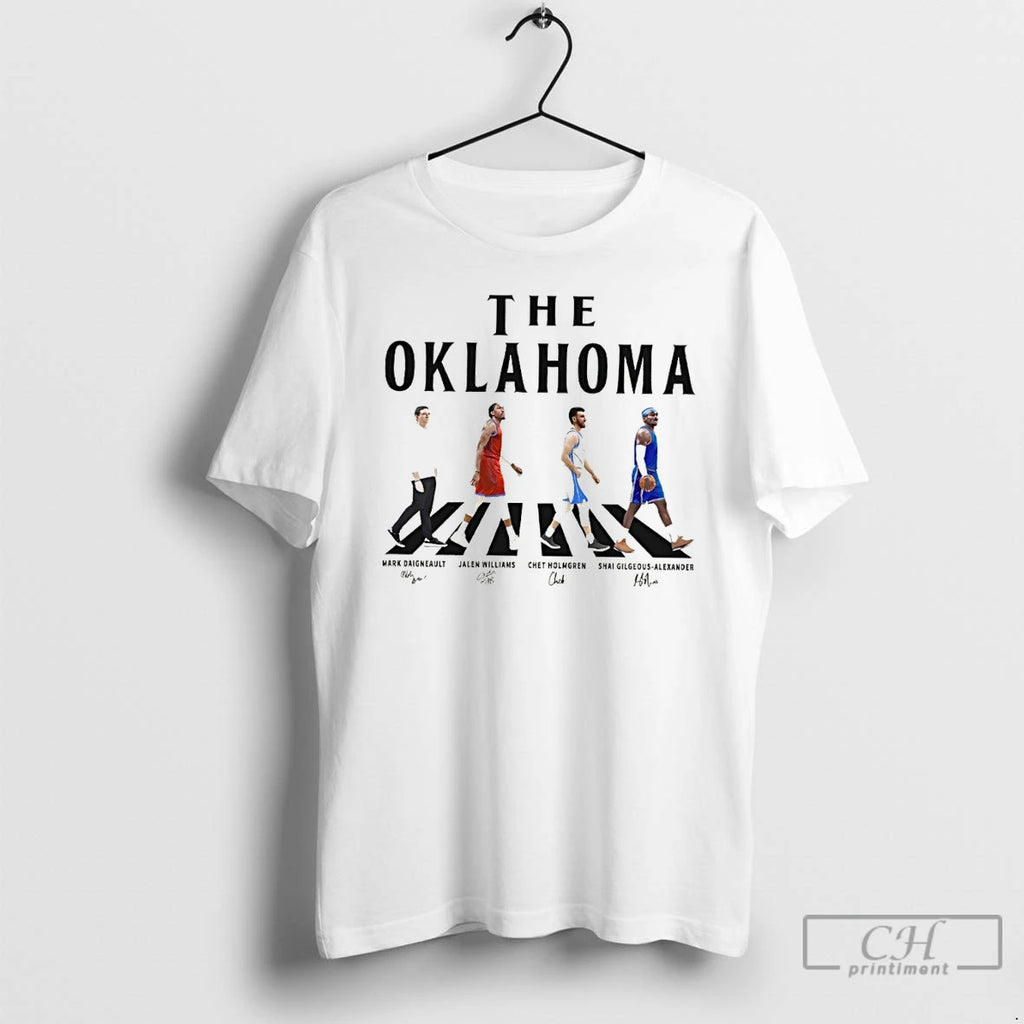 Classic The Oklahoma Walking Signatures Jalen Williams Shai Gilgeous Holmgren