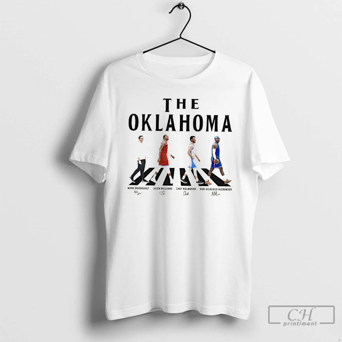 Classic The Oklahoma Walking Signatures Jalen Williams Shai Gilgeous Holmgren