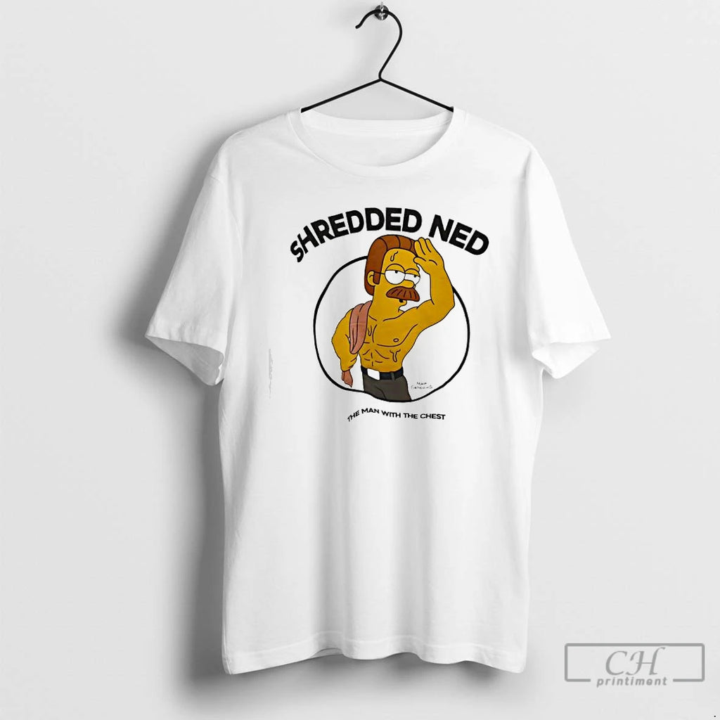Classic The Simpsons Shredded Ned The Man With The Chest
