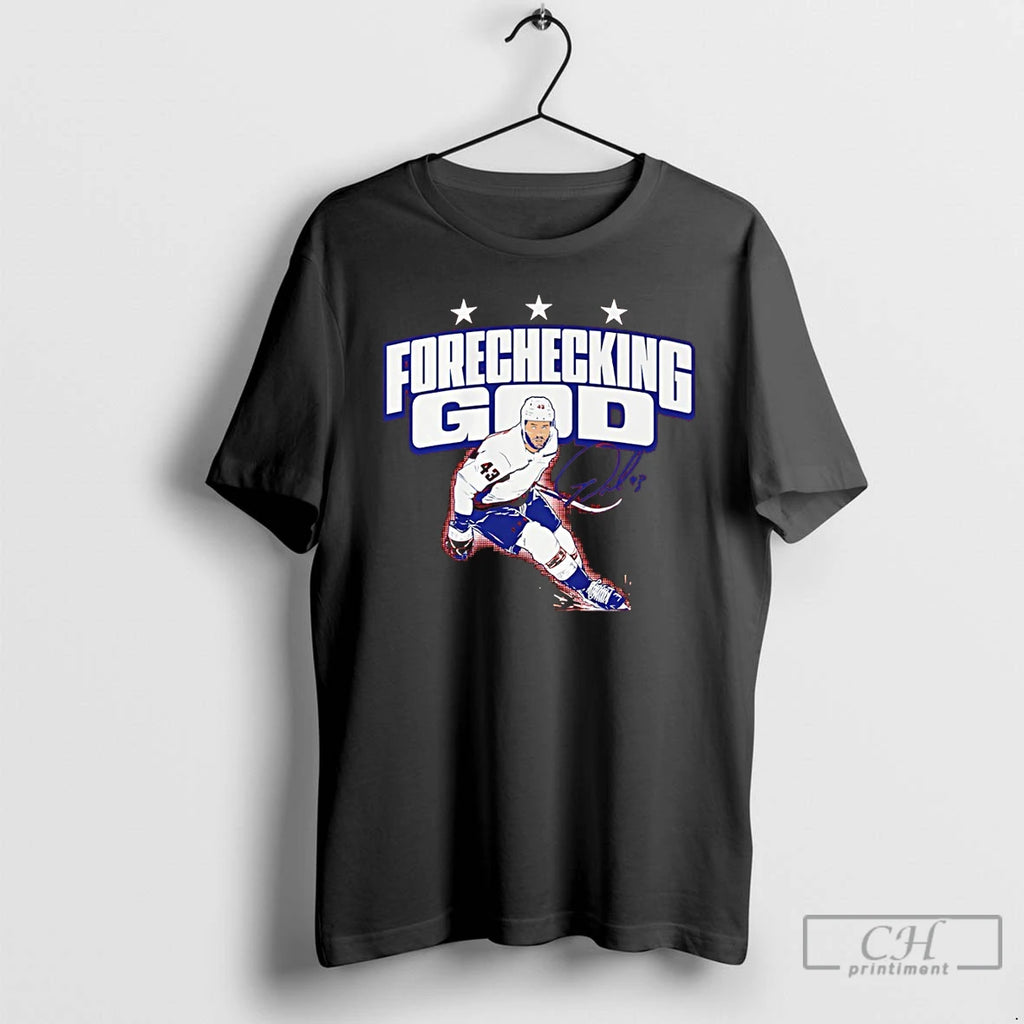 Classic Tom Wilson Washington Capitals Hockey Nhl Forechecking God Signature