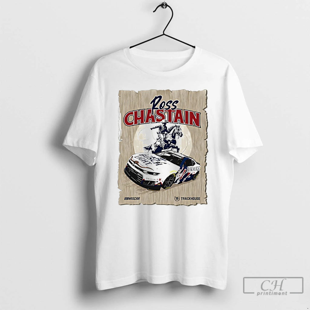 Classic Trackhouse Ross Chastain Busch Light Racing Nascar 2026 Art Vintage
