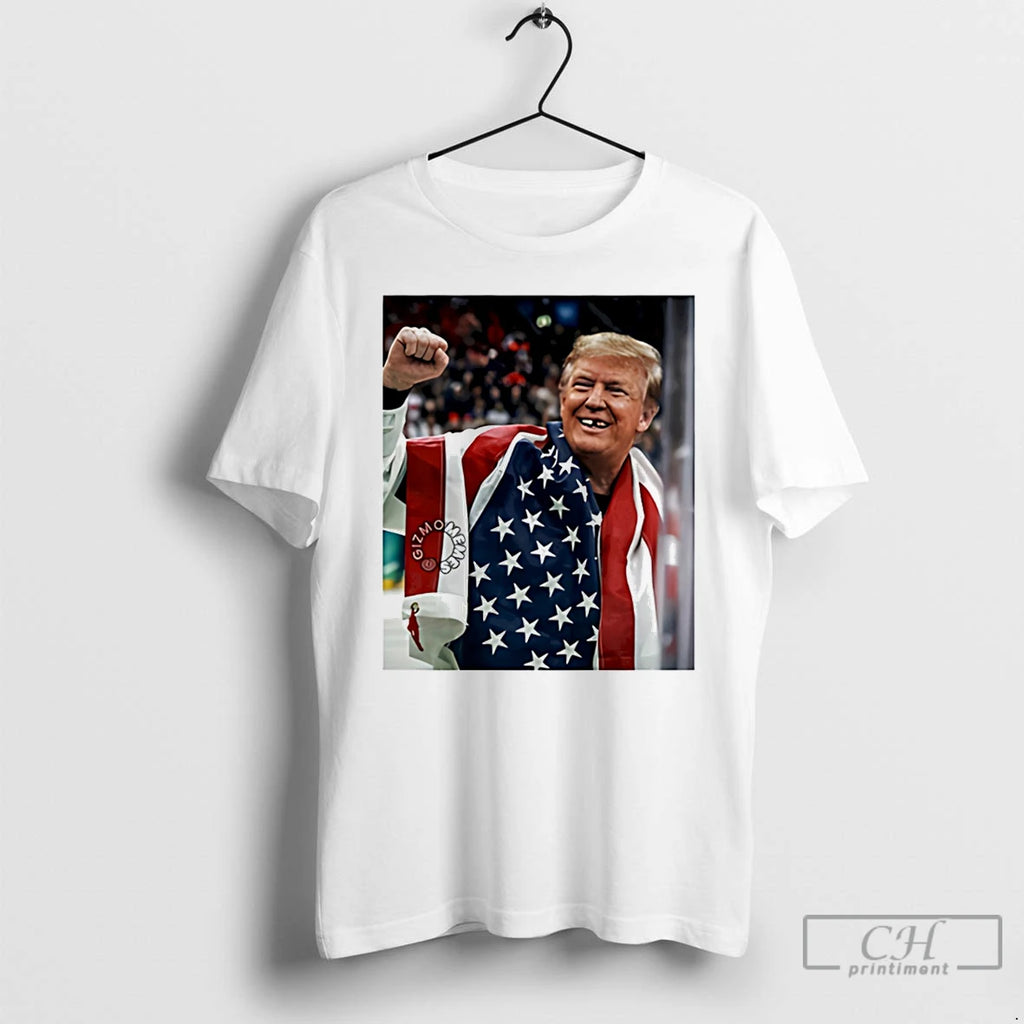 Classic Trump X Jack Hughes Champion Tooth Parody