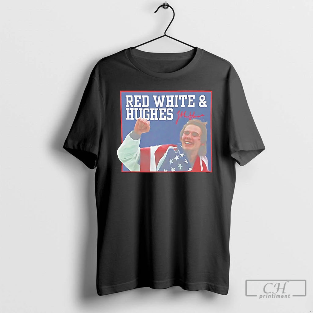 Classic Usa Hockey Red White And Hughes