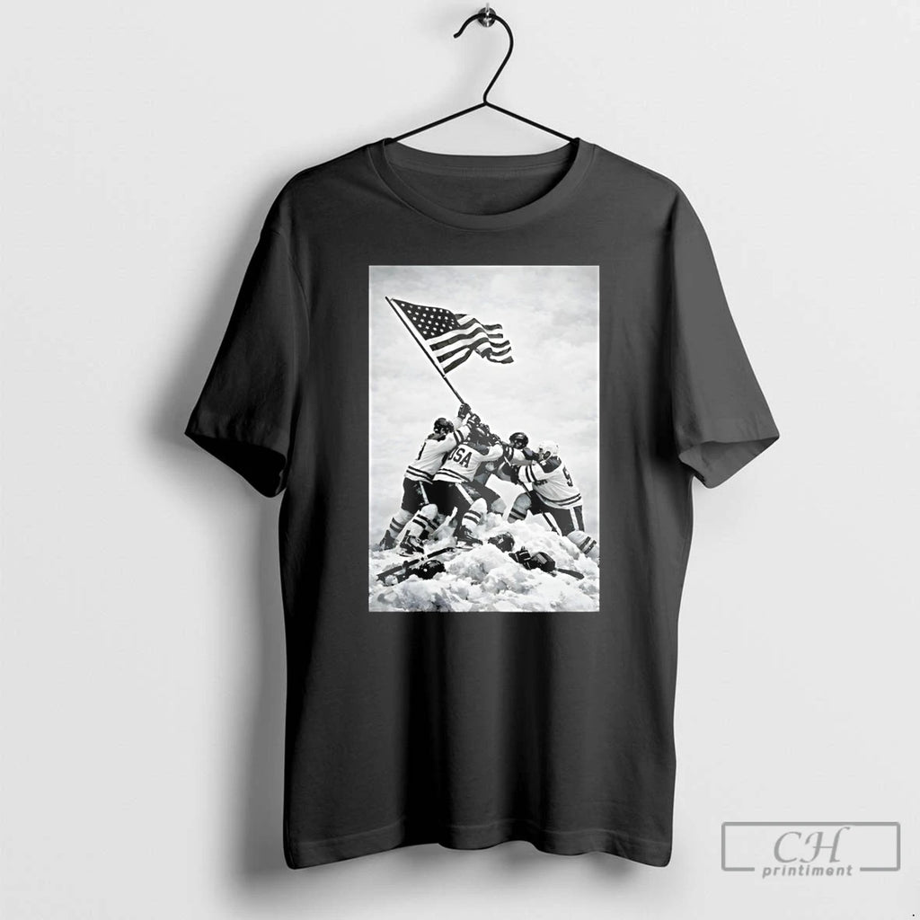 Classic Usa Hockey Celebration American Flag Olympic Milano Cortina 2026