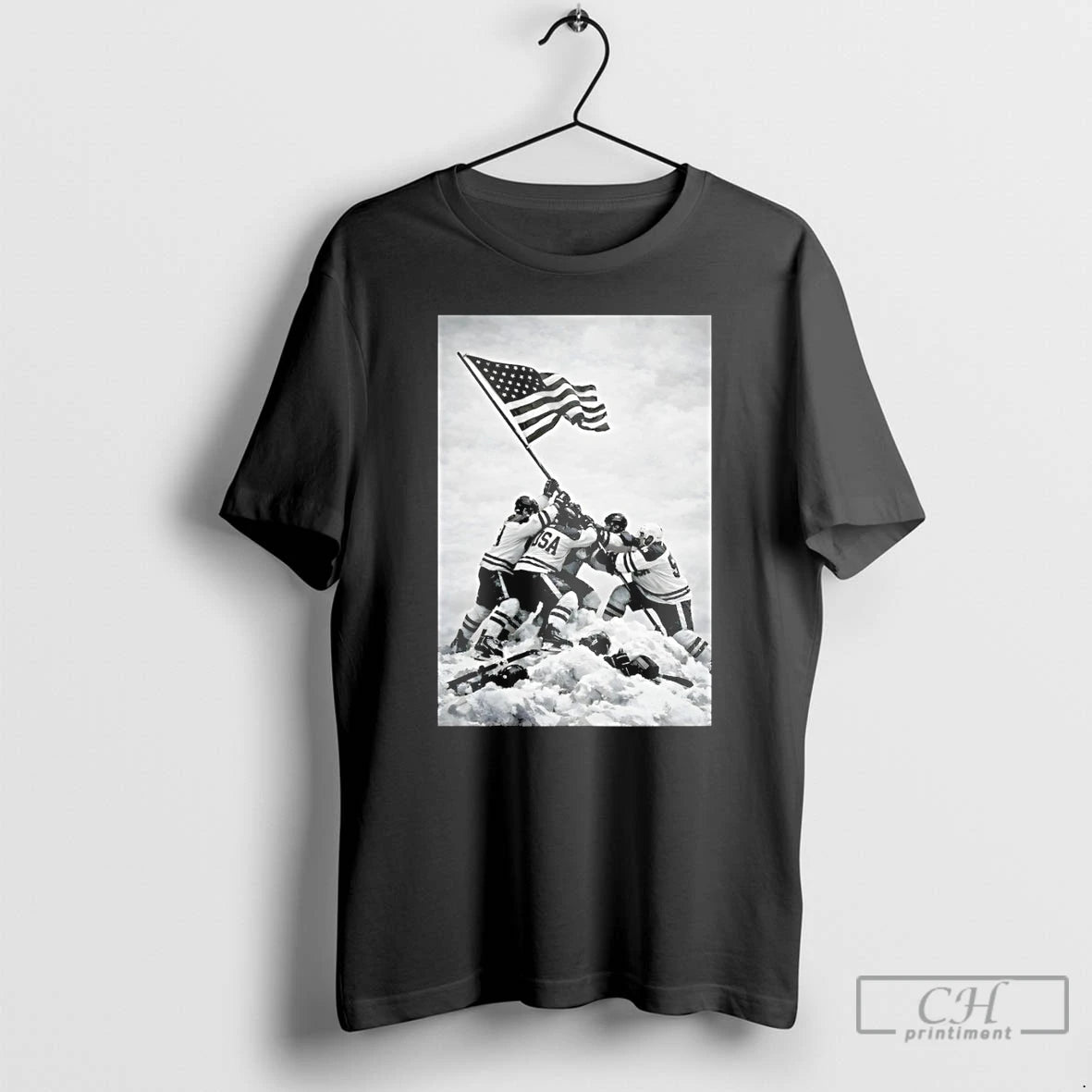 Classic Usa Hockey Celebration American Flag Olympic Milano Cortina 2026