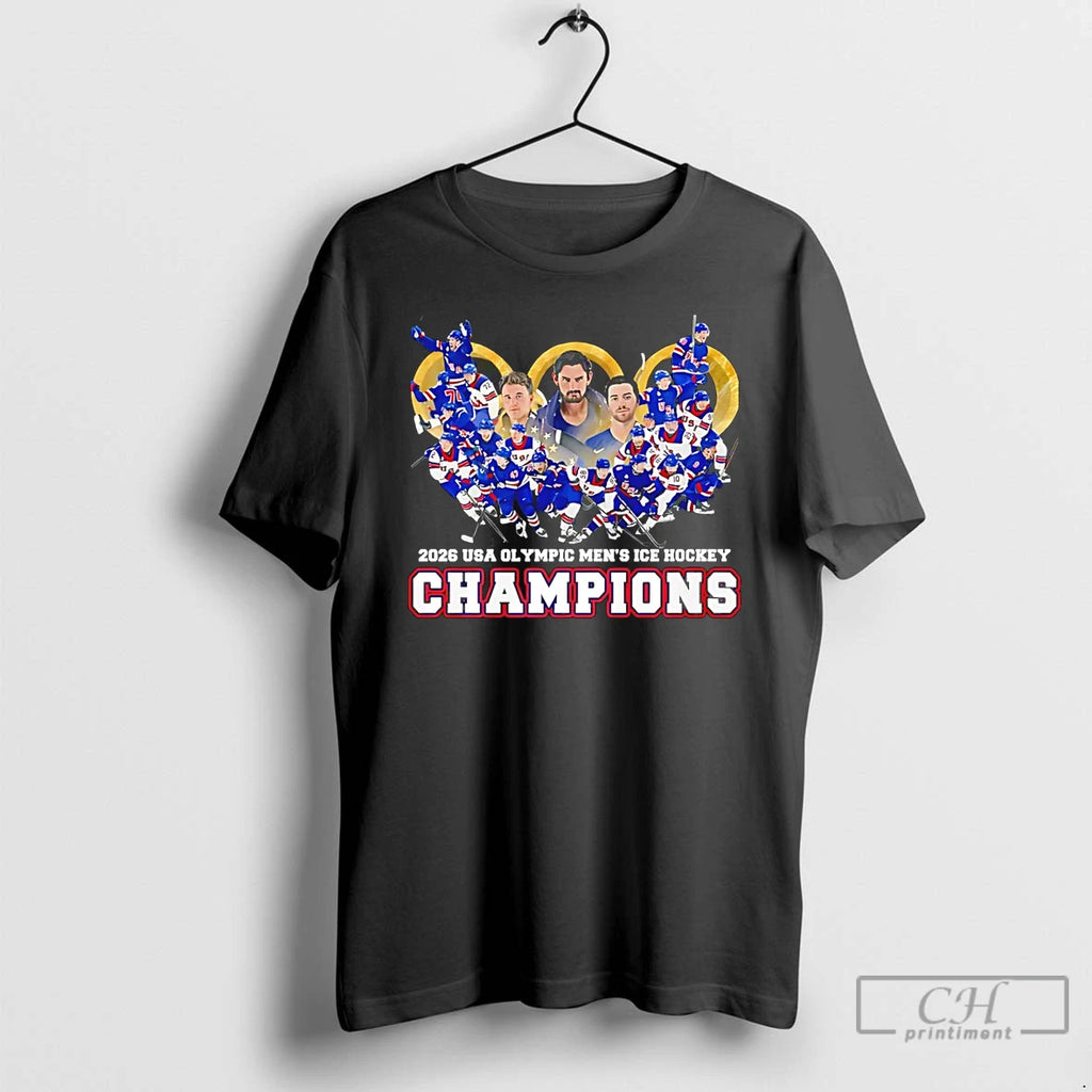 Classic Usa Olympic Mens Ice Hockey Champions 2026 All Team