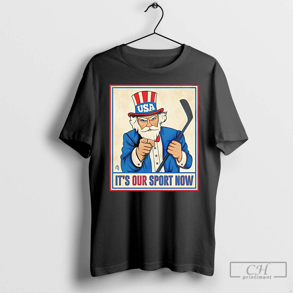 Classic Uncle Sam Usa Hockey Its Our Sport Now Olympic 2026