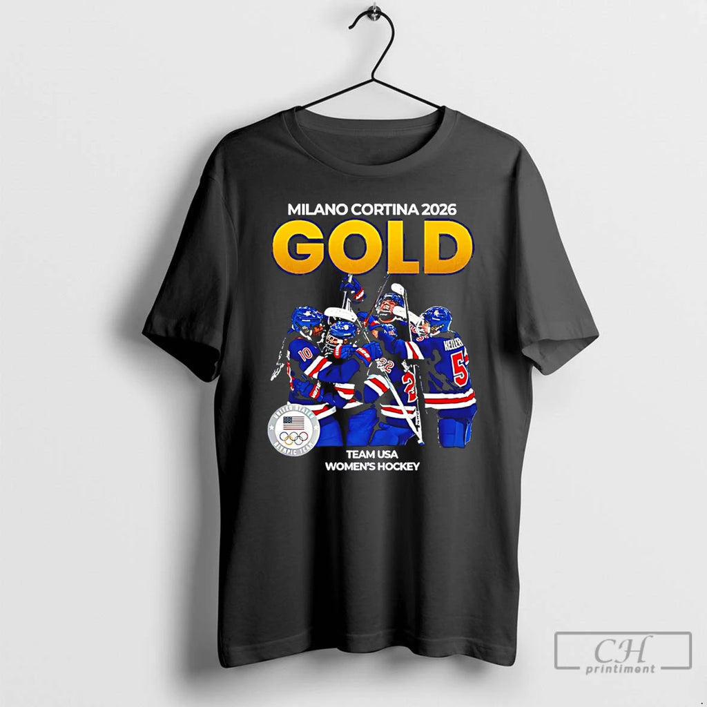 Classic Usa Womens Hockey Gold Medal Milano Cortina 2026 Gold