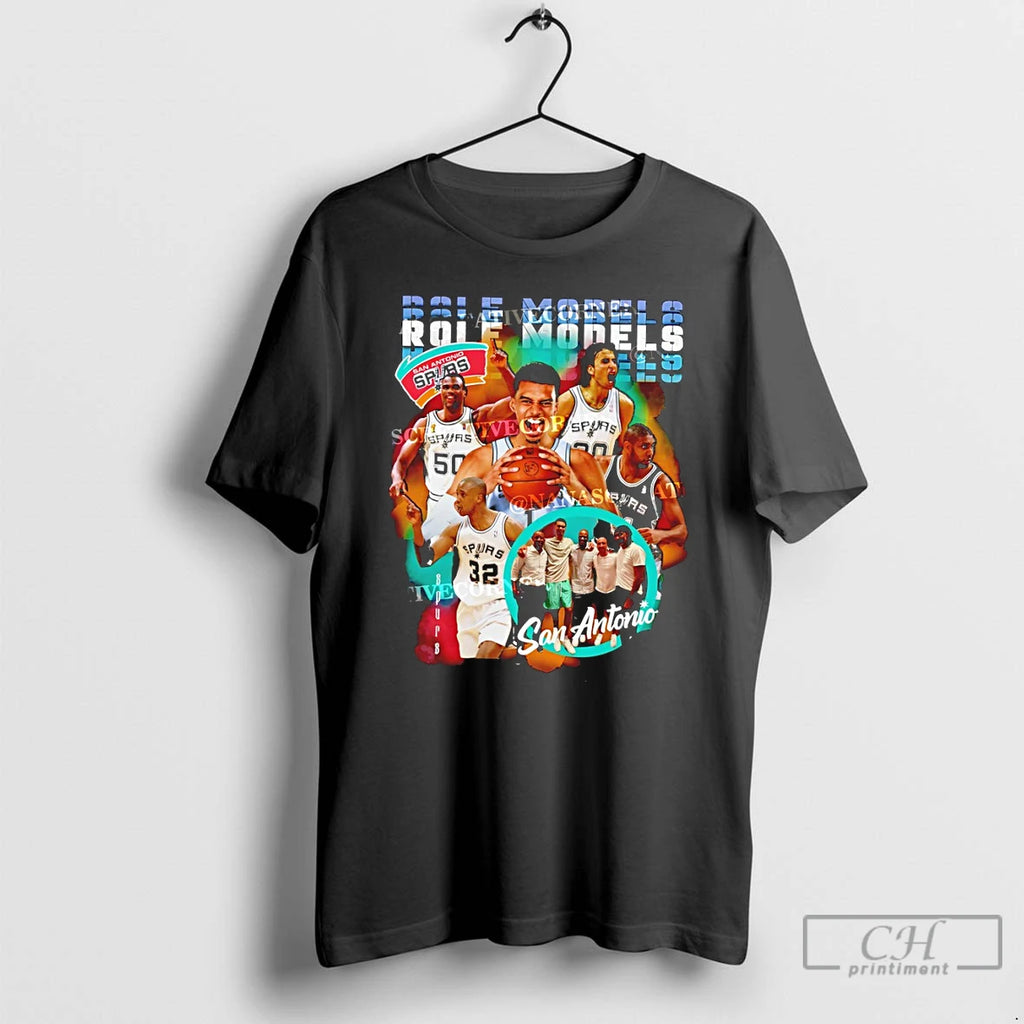 Classic Victor Wembanyama Role Models San Antonio Spurs Basketball Graphic