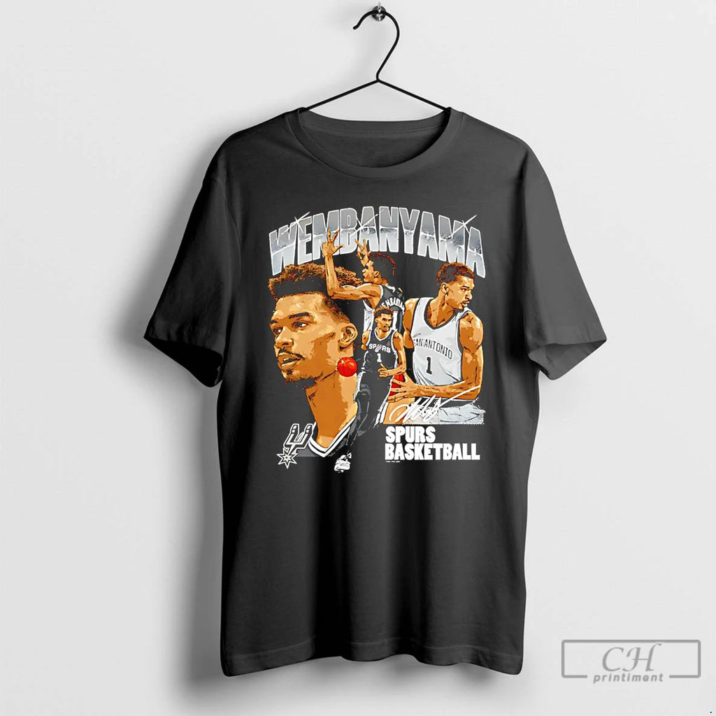 Classic Victor Wembanyama San Antonio Spurs Player Collage
