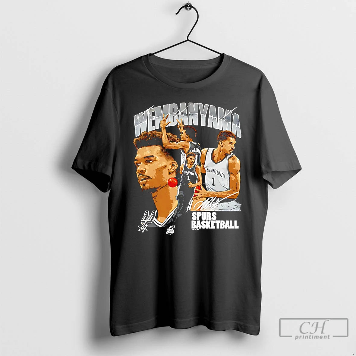 Classic Victor Wembanyama San Antonio Spurs Player Collage