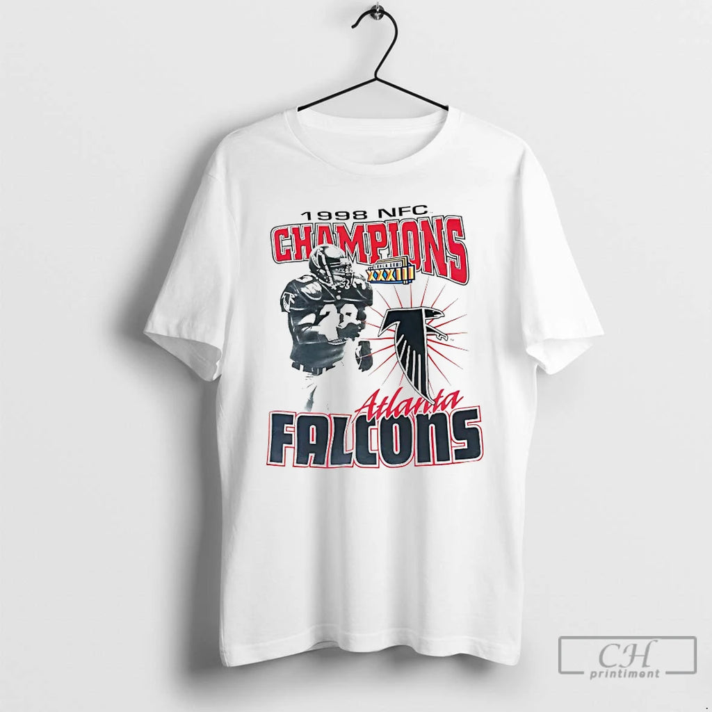 Classic Vintage Atlanta Falcons 1998 Nfc Champions