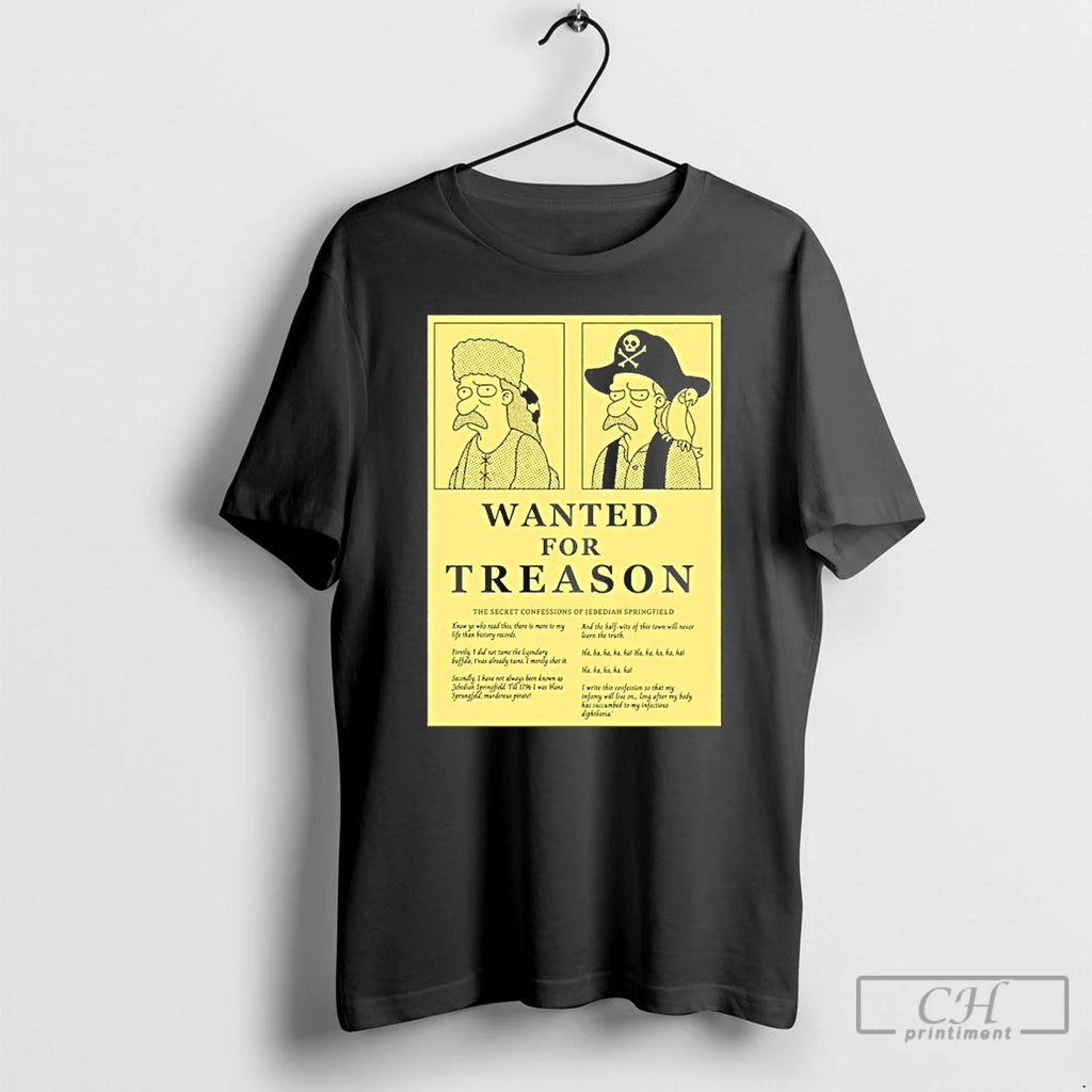 Classic Wanted For Treason The Simpsons