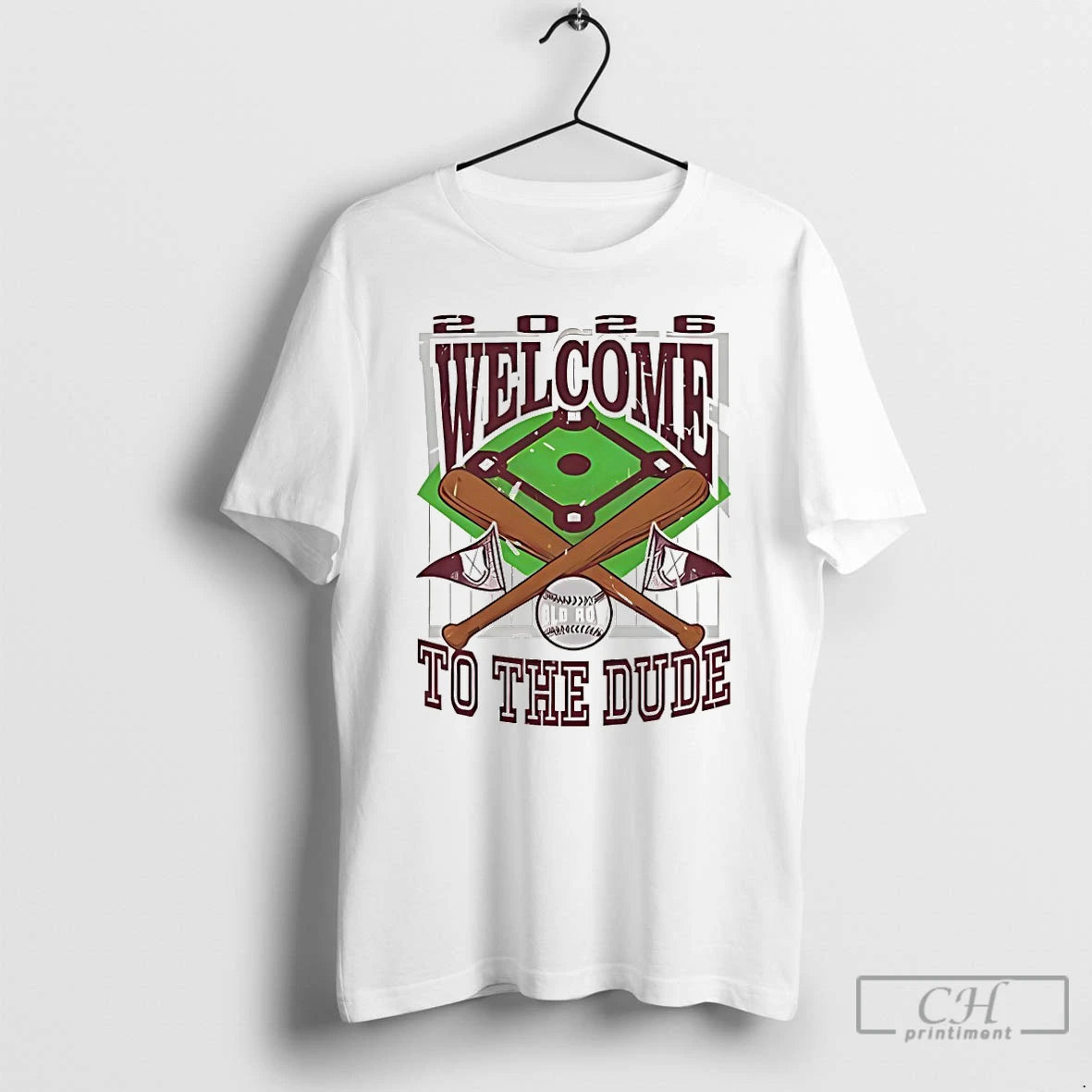 Classic Welcome To The Dude 2026 Baseball Vintage