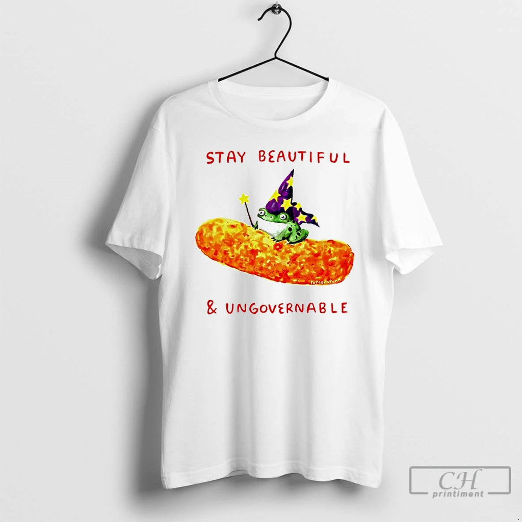 Classic Wizard Frog Cheese Stay Beautiful Ungovernable