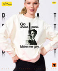 Clint Eastwood actor Dirty Harry movie Go ahead punk Make me gay cotton shirt