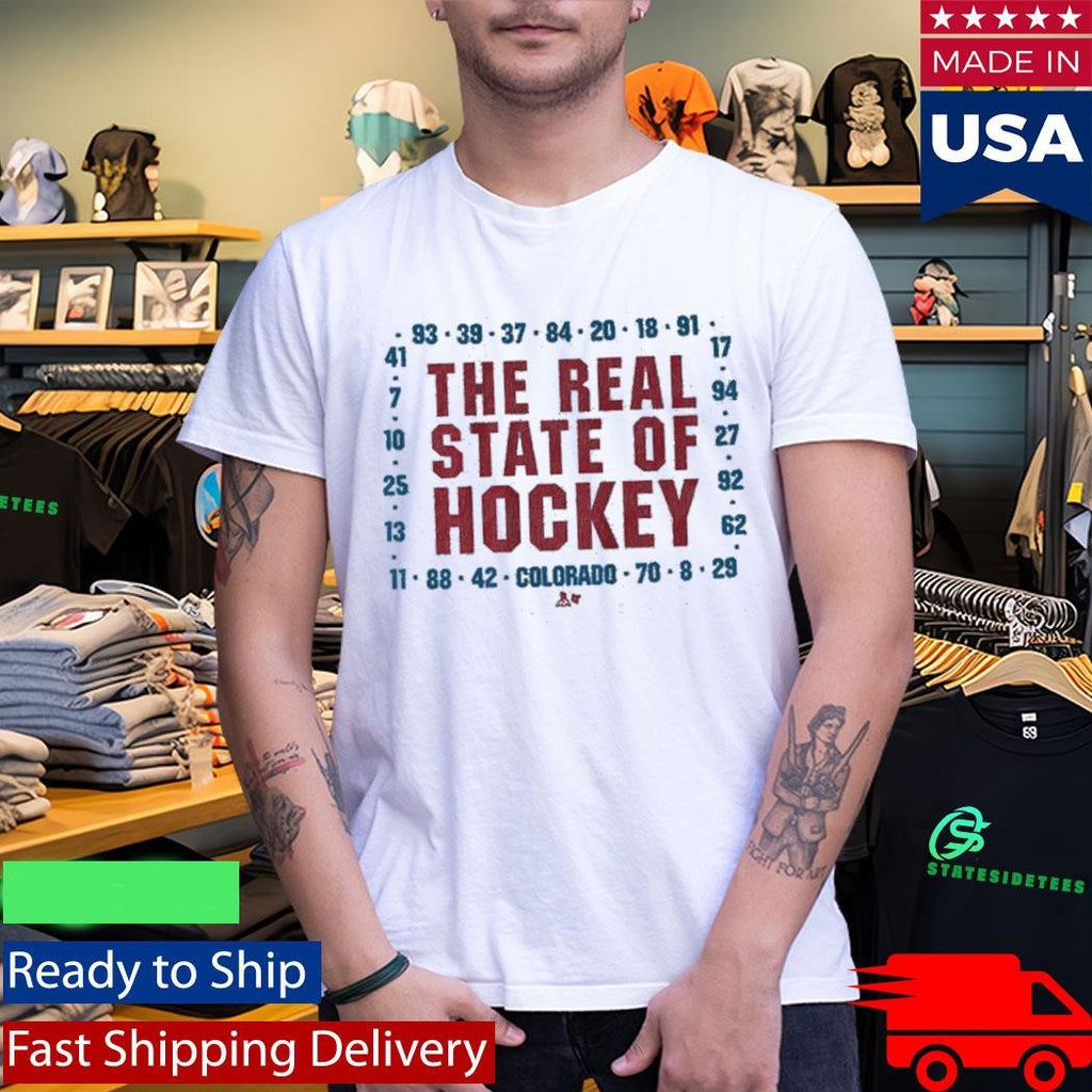 Colorado The Real State of Hockey Shirt