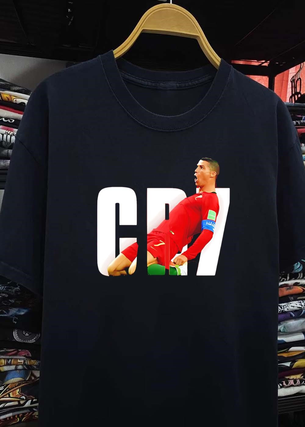 Cristiano Ronaldo Celebrating Goal CR7 Portugal Soccer T-Shirt
