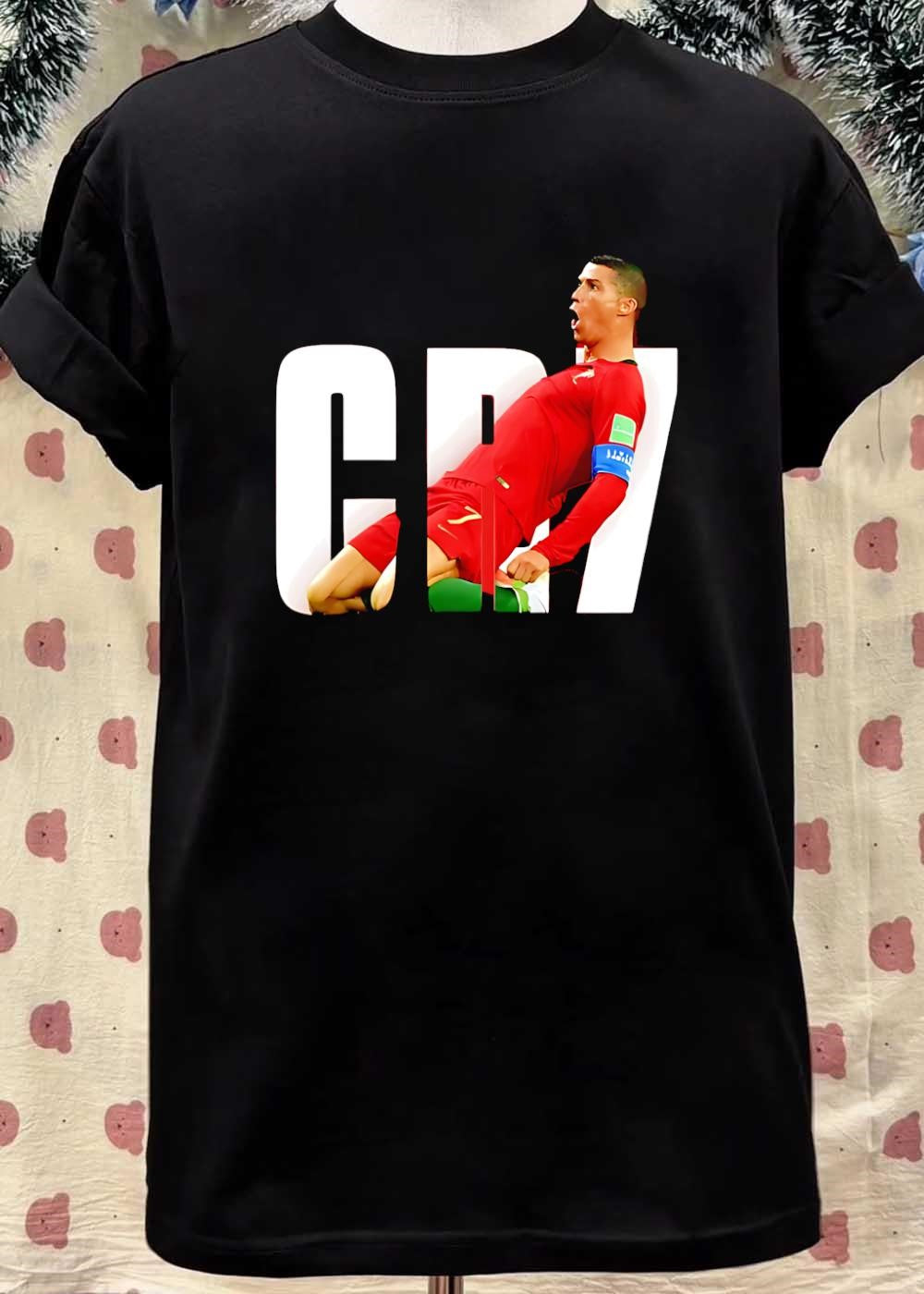 Cristiano Ronaldo Celebrating Goal CR7 Portugal Soccer T-Shirt
