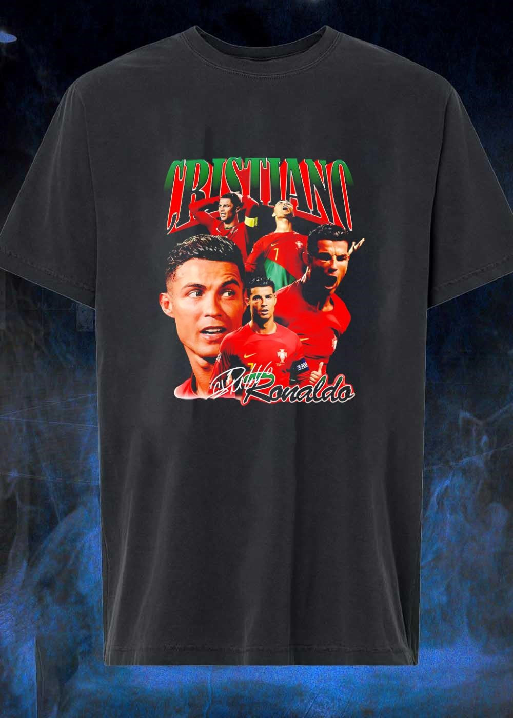 Cristiano Ronaldo Portugal Soccer Player Athletic Performance T-Shirt