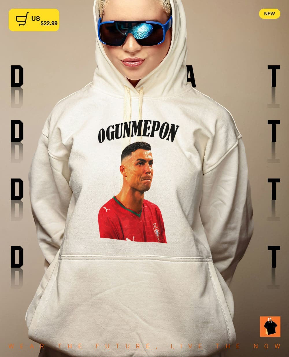 Cristiano Ronaldo cry Ogunmepon Portugal Soccer World Cup 2026 shirt
