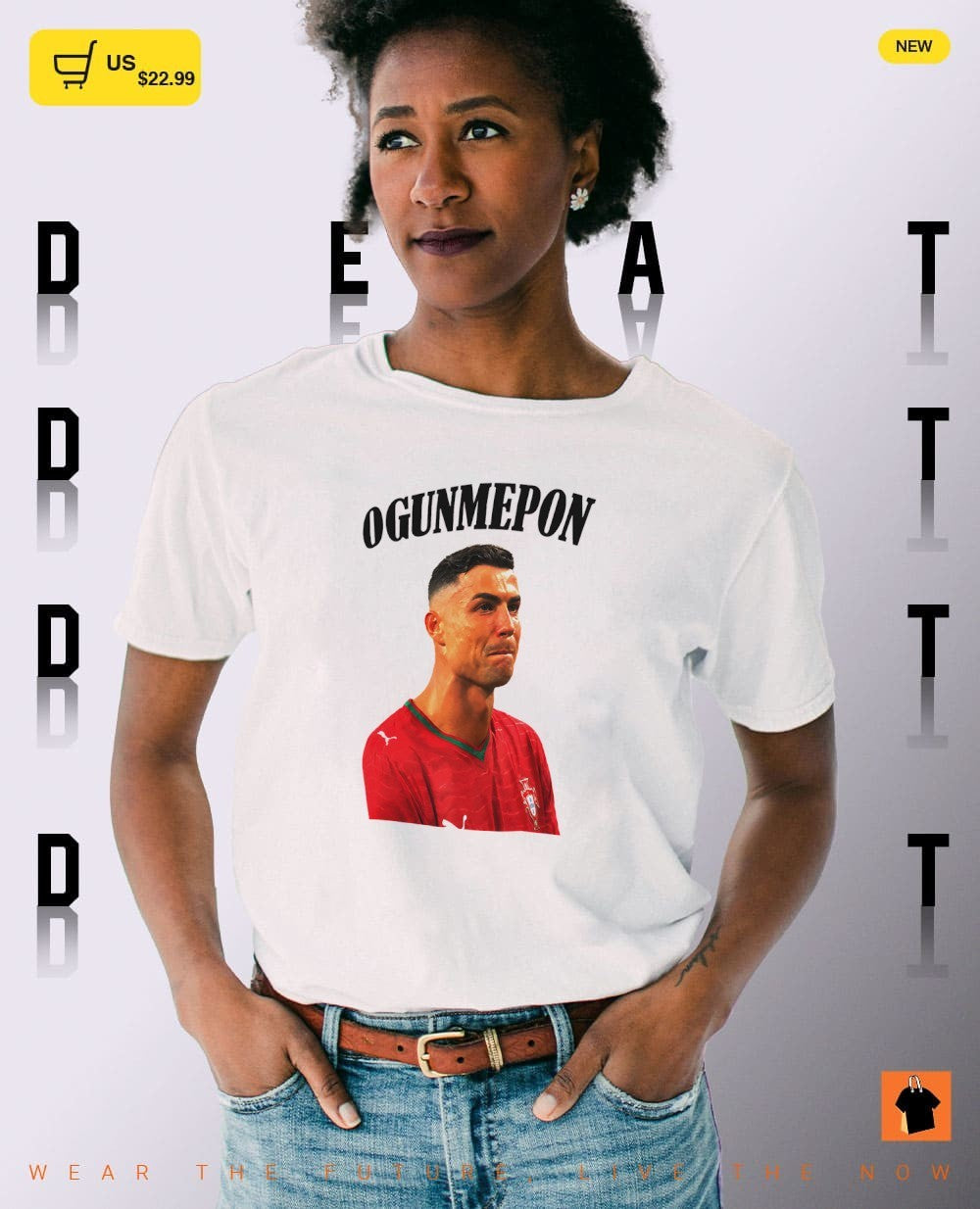 Cristiano Ronaldo cry Ogunmepon Portugal Soccer World Cup 2026 shirt