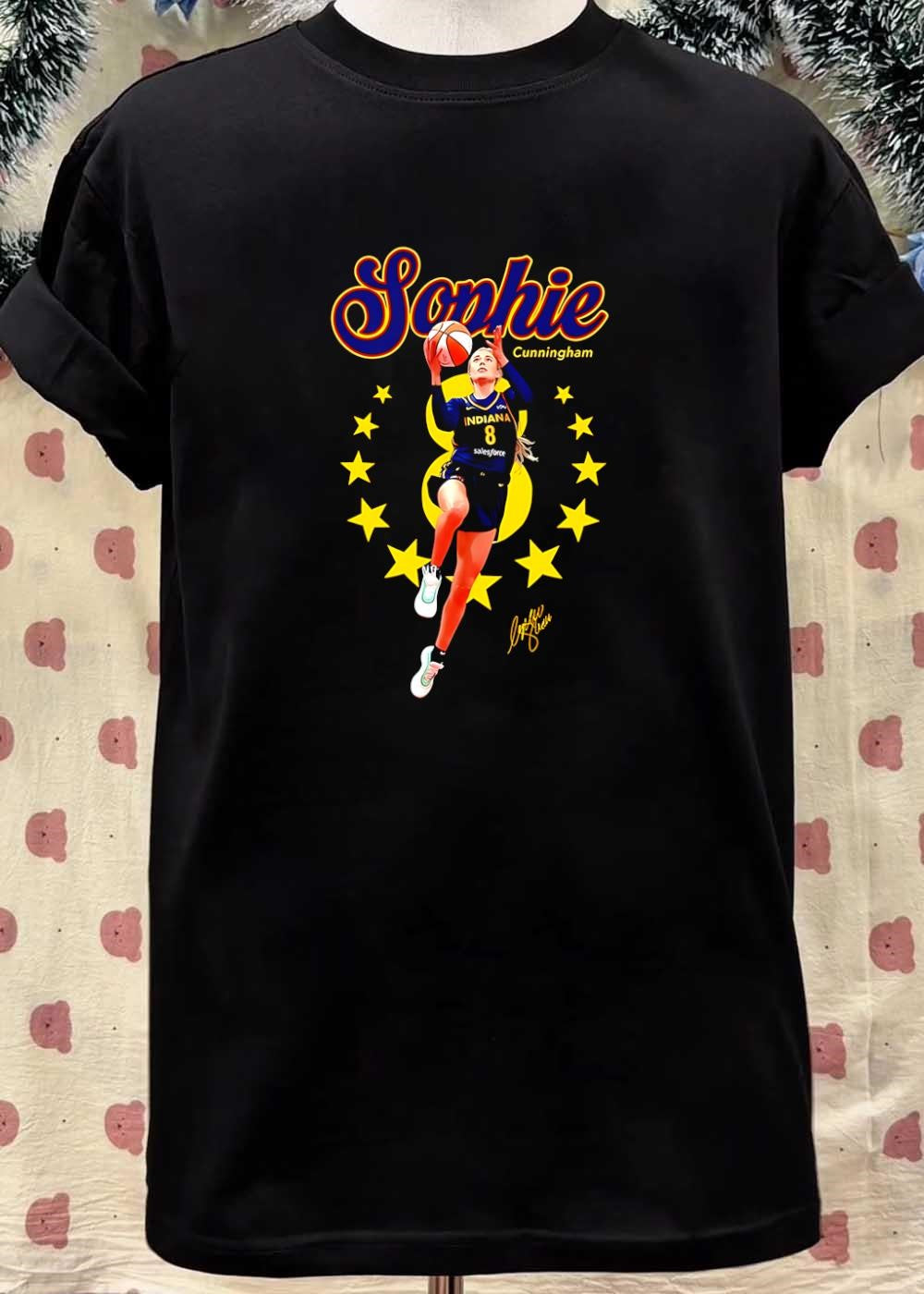 Cunningham Signature Indiana Basketball Player Sophie Fever T-Shirt