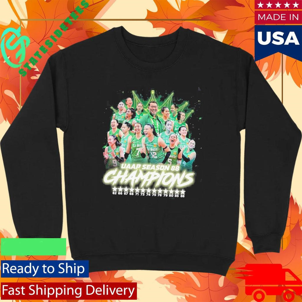 DLSU De La Salle University Lady Spikers Champion 2026 UAAP Season 88 Women’s Volleyball Shirt
