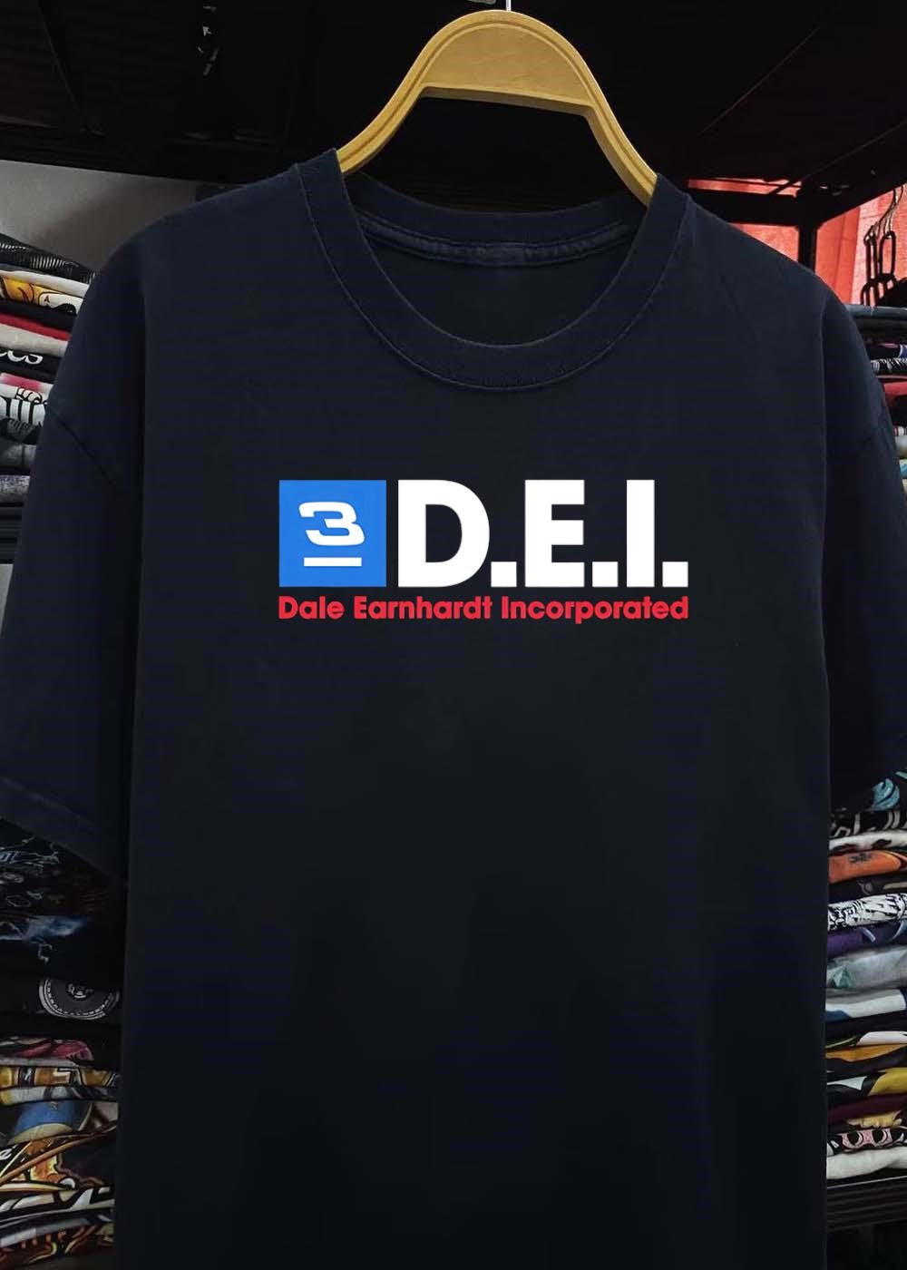 Dale Earnhardt Incorporated DEI 3 Number Logo T-Shirt
