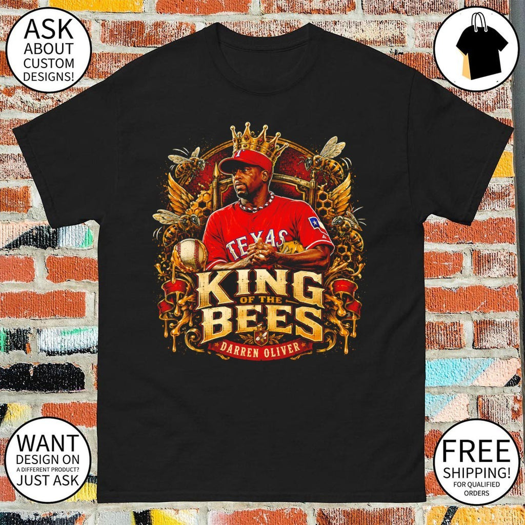 Darren Oliver Texas Rangers Baseball King of the Bees MLB 2026 shirt