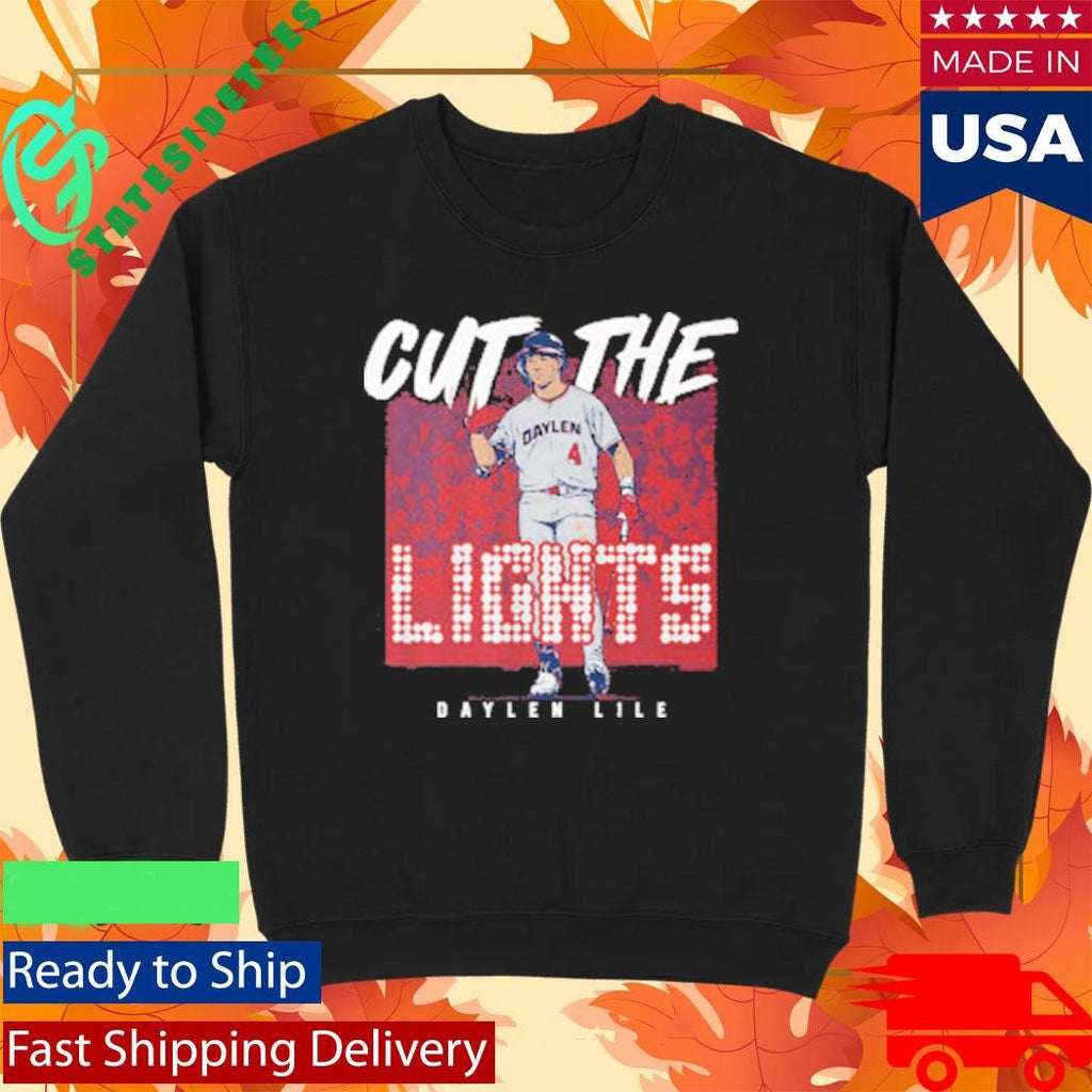 Daylen Lile Cut the Lights Washington Baseball Shirt