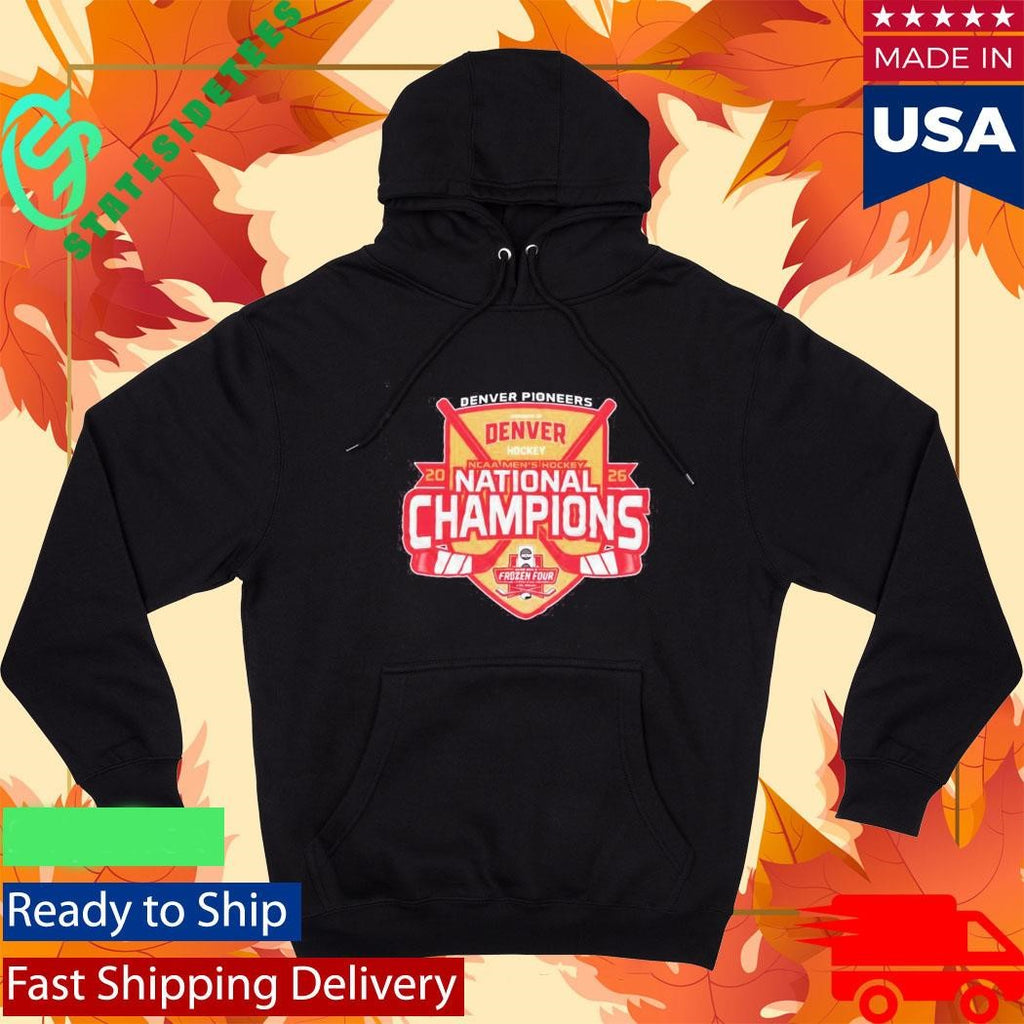 Denver Pioneers 2026 NCAA Men’s Hockey National Champions Frozen Four Shirt