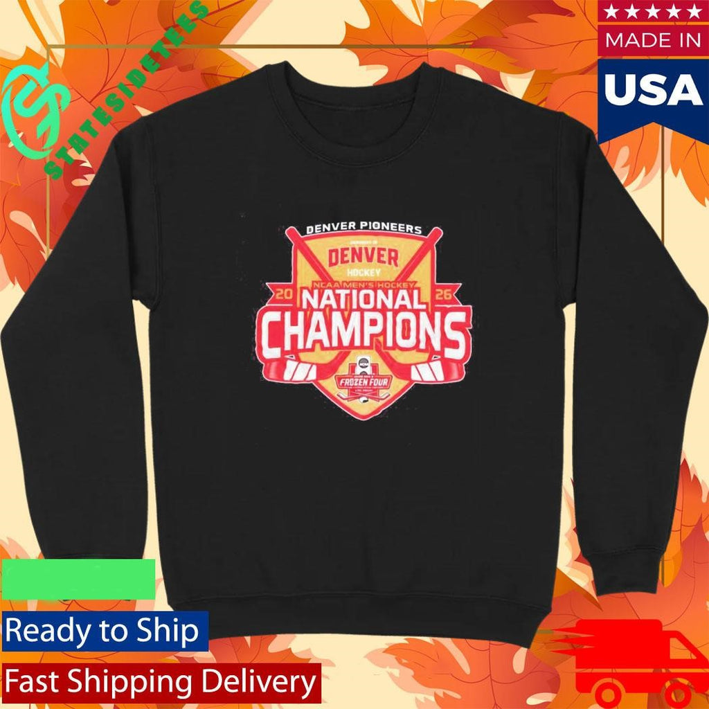 Denver Pioneers 2026 NCAA Men’s Hockey National Champions Frozen Four Shirt