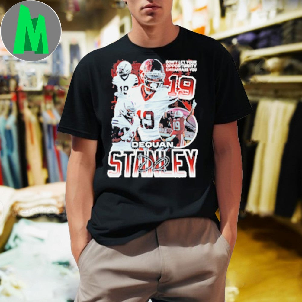 Design Dequan Stanley #19 Football Player Fan Shirt