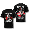 Design Diogo Jota Memorial Rest In Peace 1996-2025 Football Tribute T-Shirt