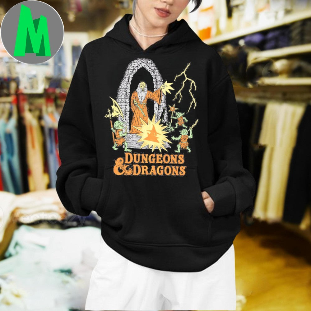 Design Dungeons & Dragons Wizard vs Goblins Graphic T-Shirt