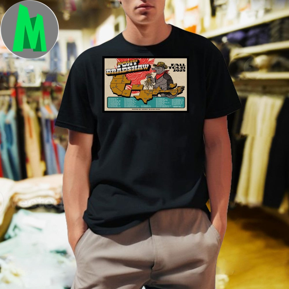 Design Pony Bradshaw 2025 Fall Tour Poster Shirt
