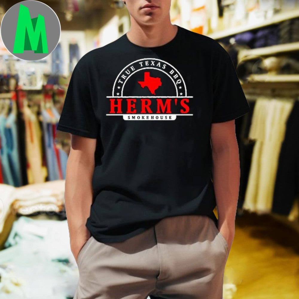 Design True Texas BBQ Herm’s Smokehouse Shirt