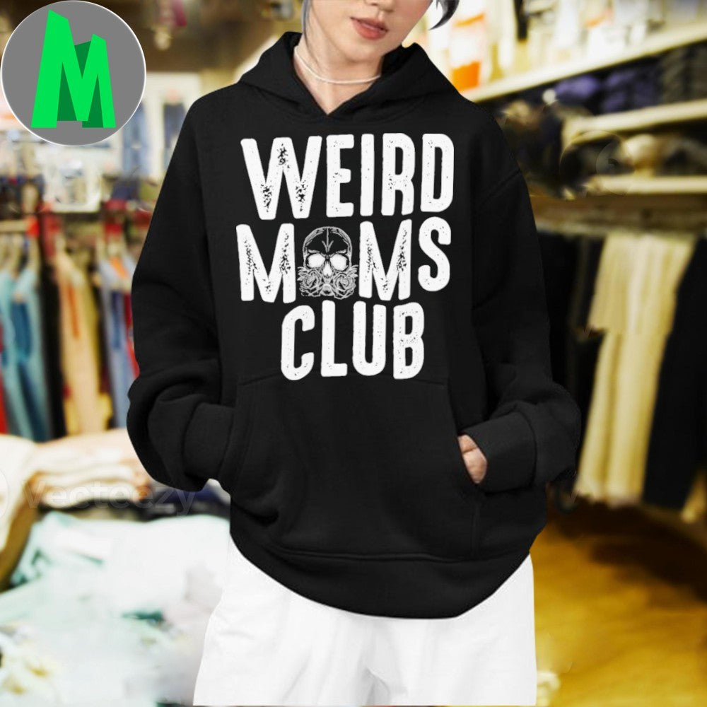 Design Weird Moms Club Skull Rose Shirt