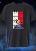 Désiré Doué Screaming PSG Player Silhouette Paris Saint Germain T-Shirt
