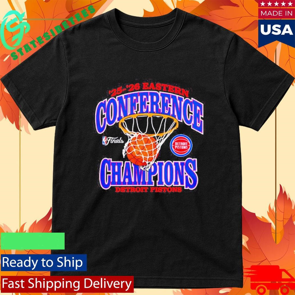Detroit Pistons 2025-2026 Eastern Conference Champions NBA Finals Shirt