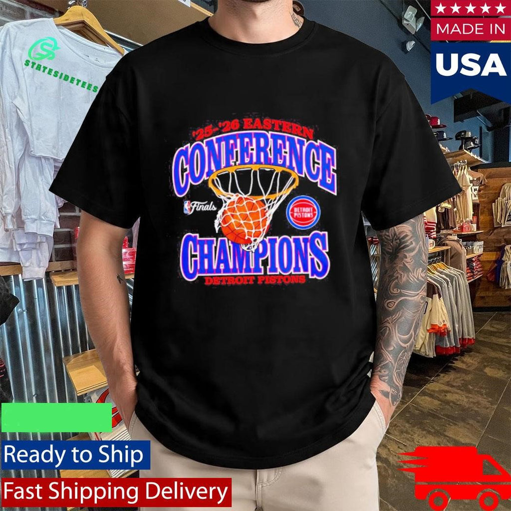 Detroit Pistons 2025-2026 Eastern Conference Champions NBA Finals Shirt