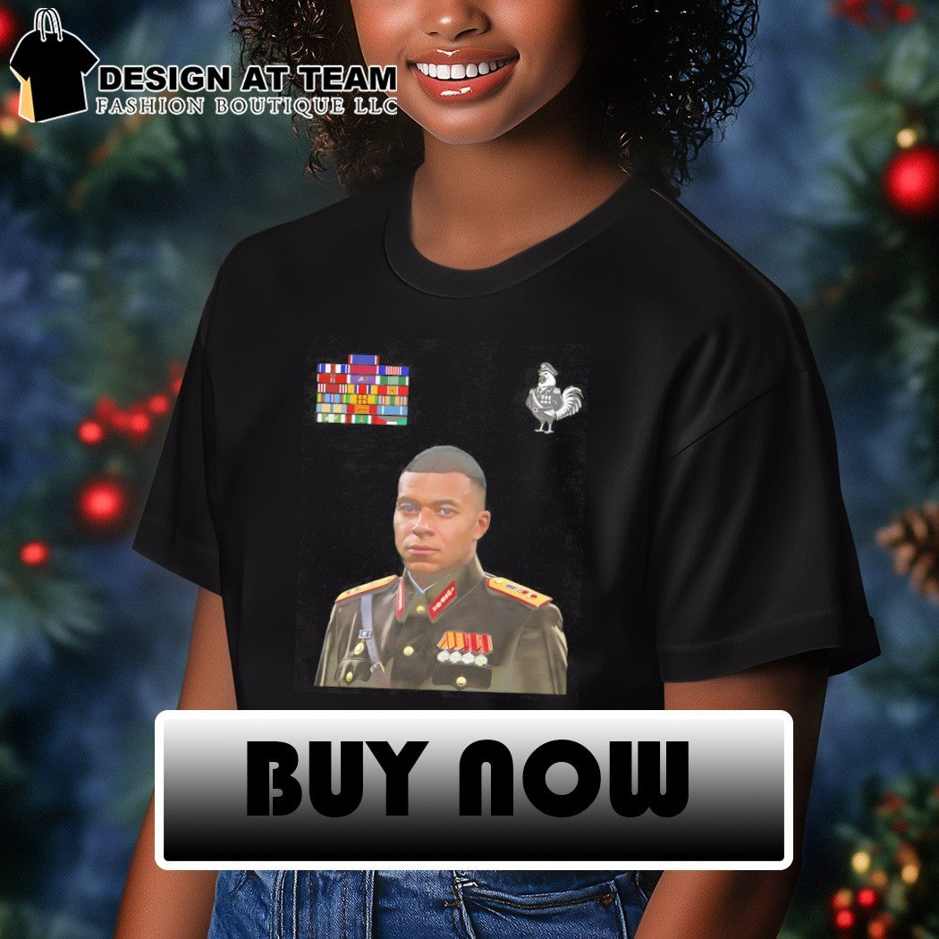 Dictator Kylian Mbappe France World Cup 2026 Military Portrait shirt
