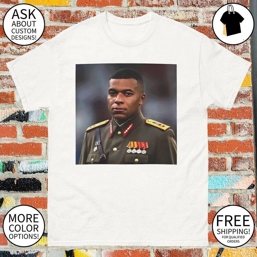 Dictator Mbappe Funny General Kylian Mbappé Meme shirt
