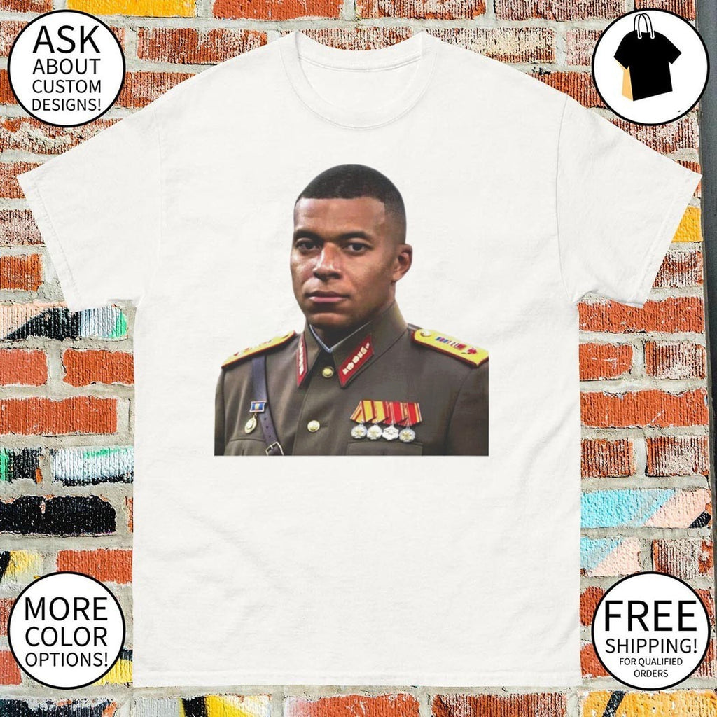 Dictator Mbappe World Cup meme white shirt