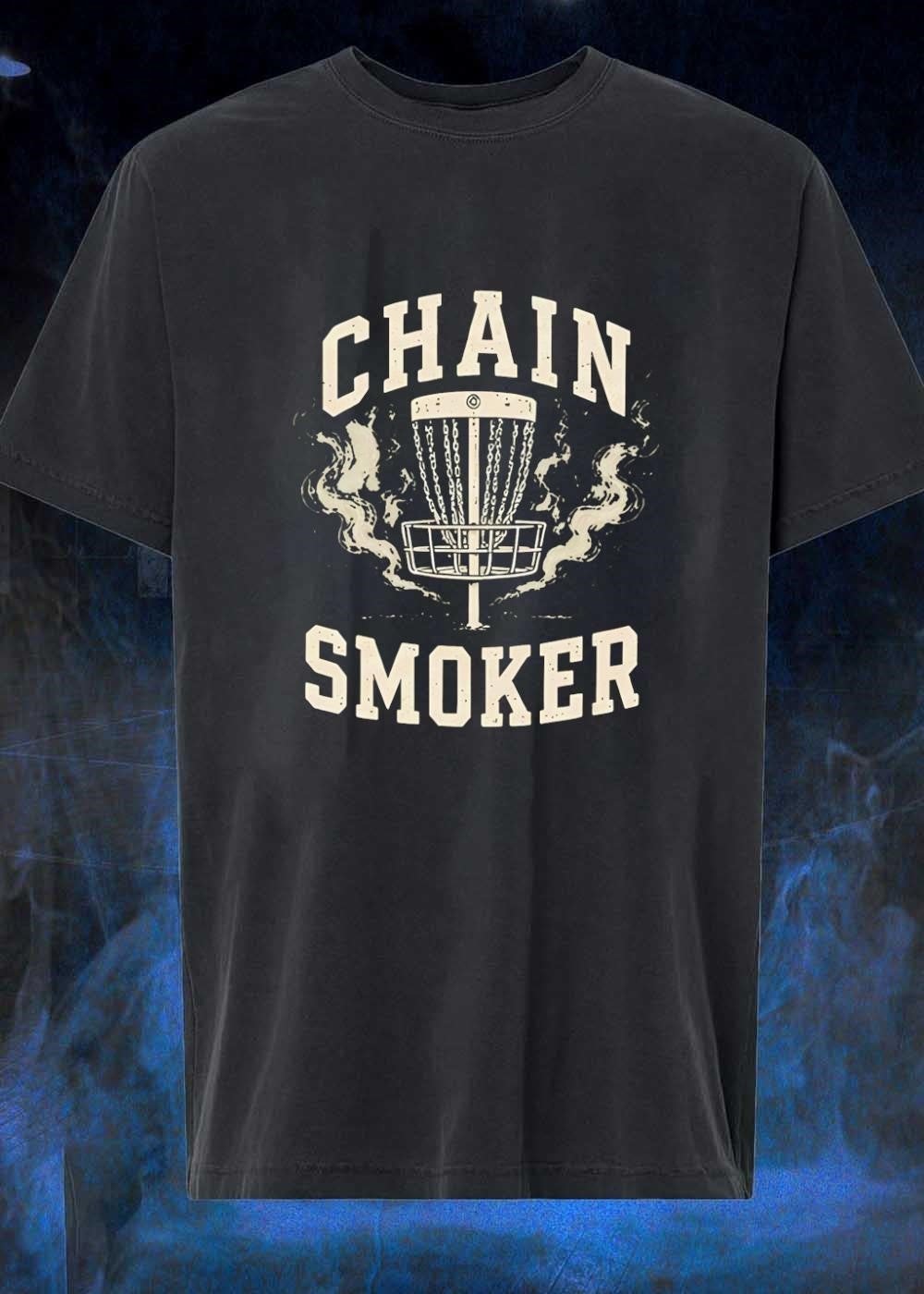 Disc Golf Fanatic Chain Smoker Tee Shirt