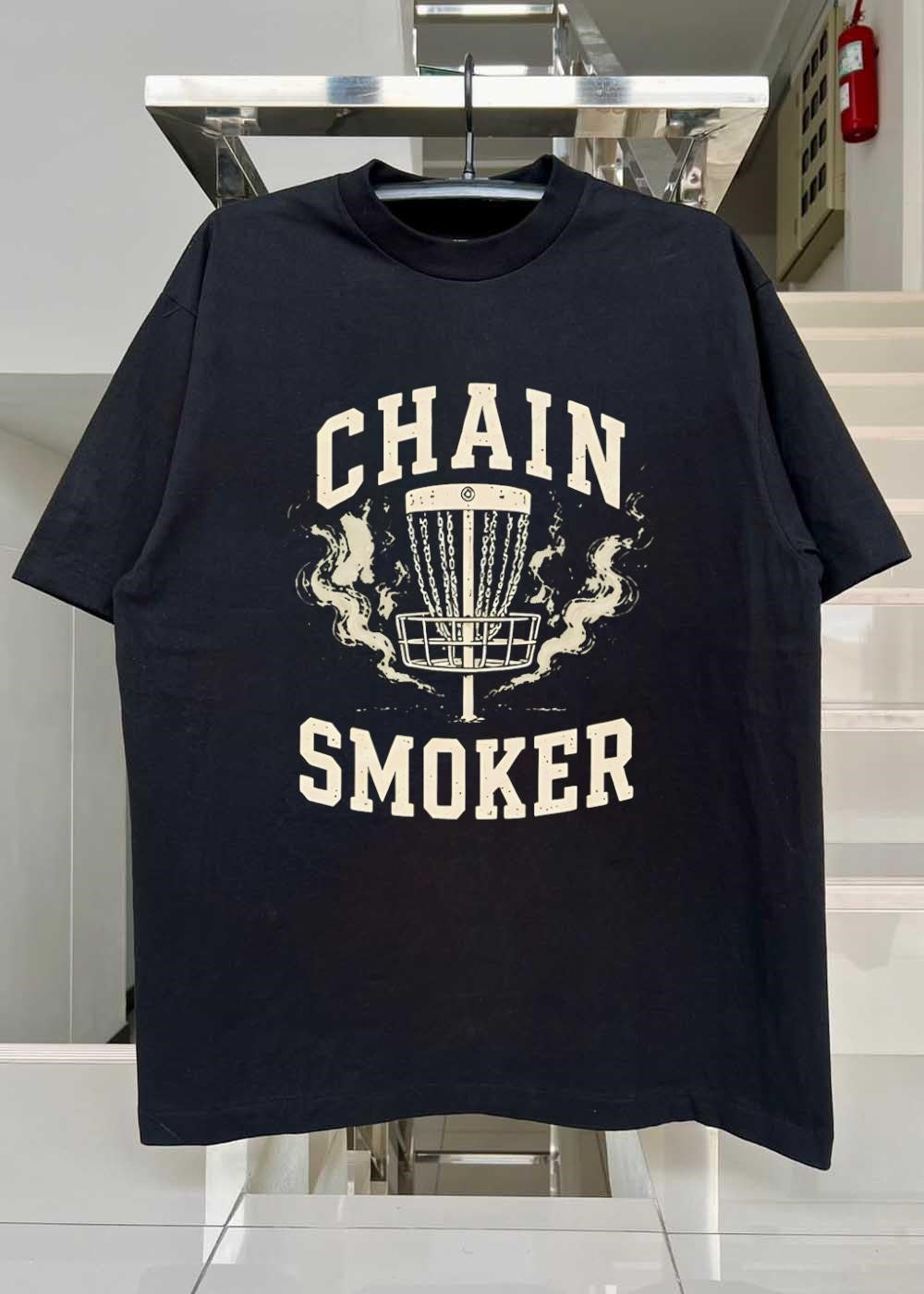Disc Golf Fanatic Chain Smoker Tee Shirt